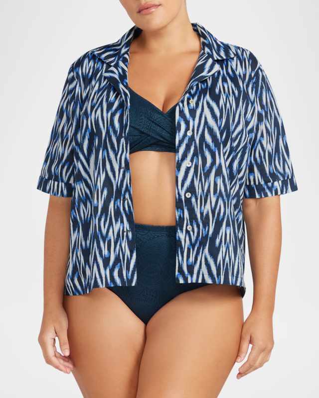 Plus Size Supine Grainger Button-Front Shirt